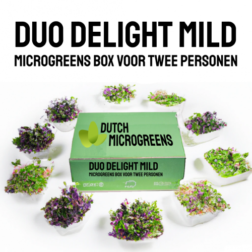 Duurzame Duo Delight - Microgreens Box voor Twee Personen