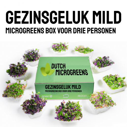 Familienglück - langlebige Microgreens Box für drei Personen-2