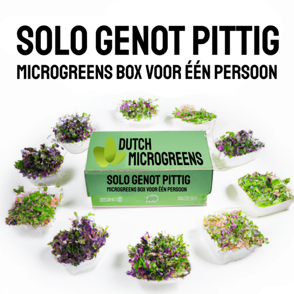 Solo Genot PITTIG Duurzame Microgreens Box voor één Persoon