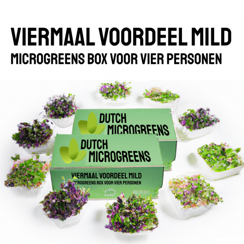 Viermaal Voordeel - Duurzame Microgreens Box voor Vier Personen-2